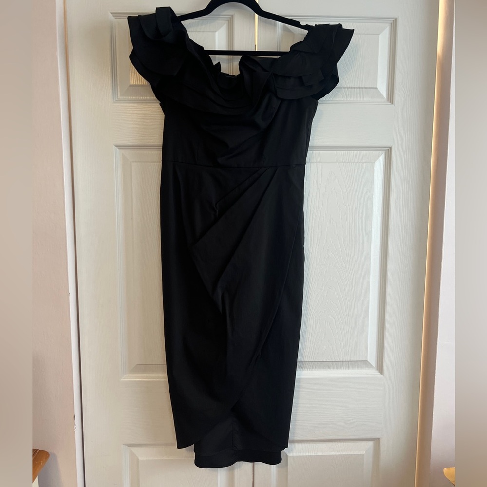 Elegant Black Off-Shoulder Dress